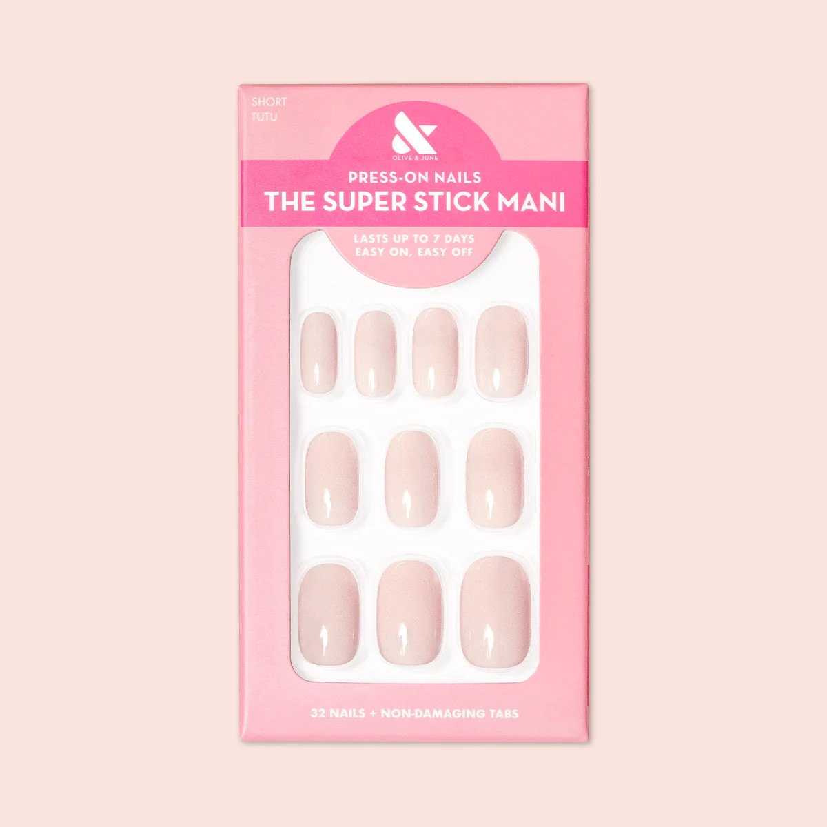 Tutu | Short | Squoval - Tab Press-On | Olive & June