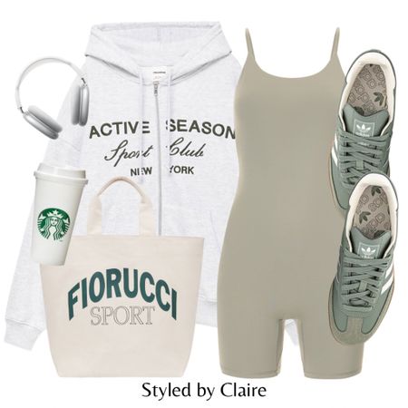 Your next yoga outfit🧘🏽‍♀️
Tags: oversized hoodie sweater active season, unitard romper Adanola, adidas samba, sport tote canvas bag, activewear, athleisure, loungewear, city break, airport outfit, fashion summer autumn inspo ideas 

#LTKshoecrush #LTKstyletip #LTKSeasonal