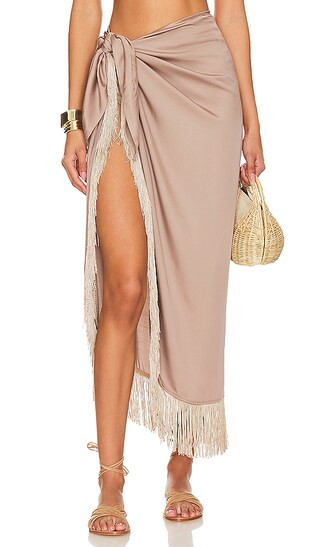 Clemmy Sarong in Driftwood | Revolve Clothing (Global)