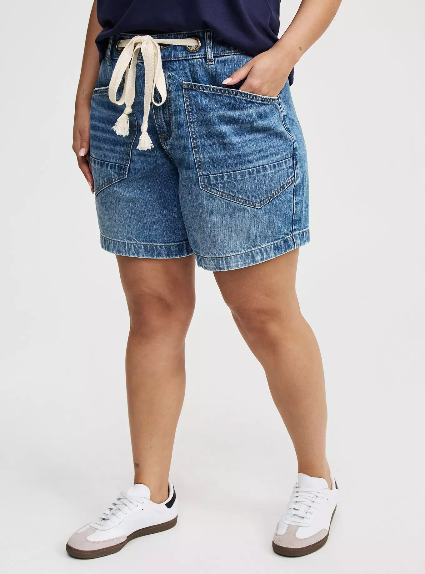 High-Rise Loose Drawstring Short | Torrid (US & Canada)