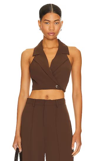 Tory Top in Brown | Revolve Clothing (Global)