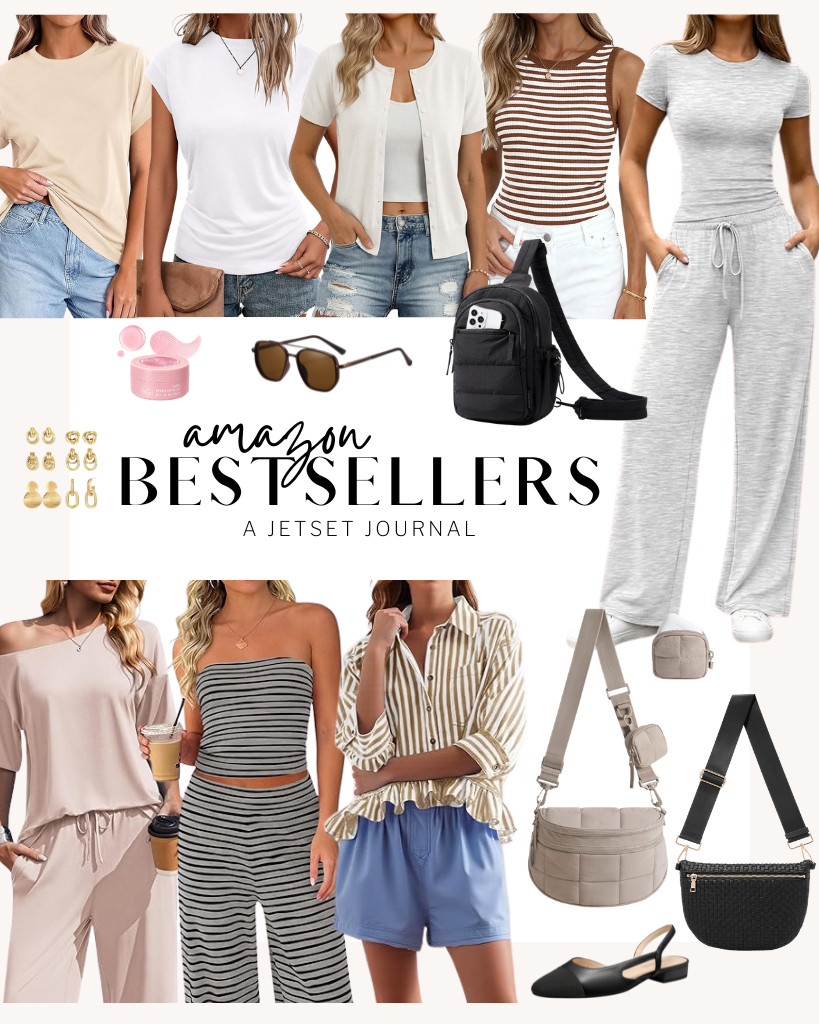 I’m thrilled to share with you these Amazon bestsellers for this week! This 2-piece striped set from PRETTYGARDEN is a great travel outfit. Also bestsellers are GRACE KARIN’s short-sleeve cardigan and cap-sleeve top from Bliwov. There are a couple of stylish bags and shoes in this collection, too! So many awesome Amazon finds!

#LTKSeasonal #LTKSaleAlert #LTKTravel
 

 