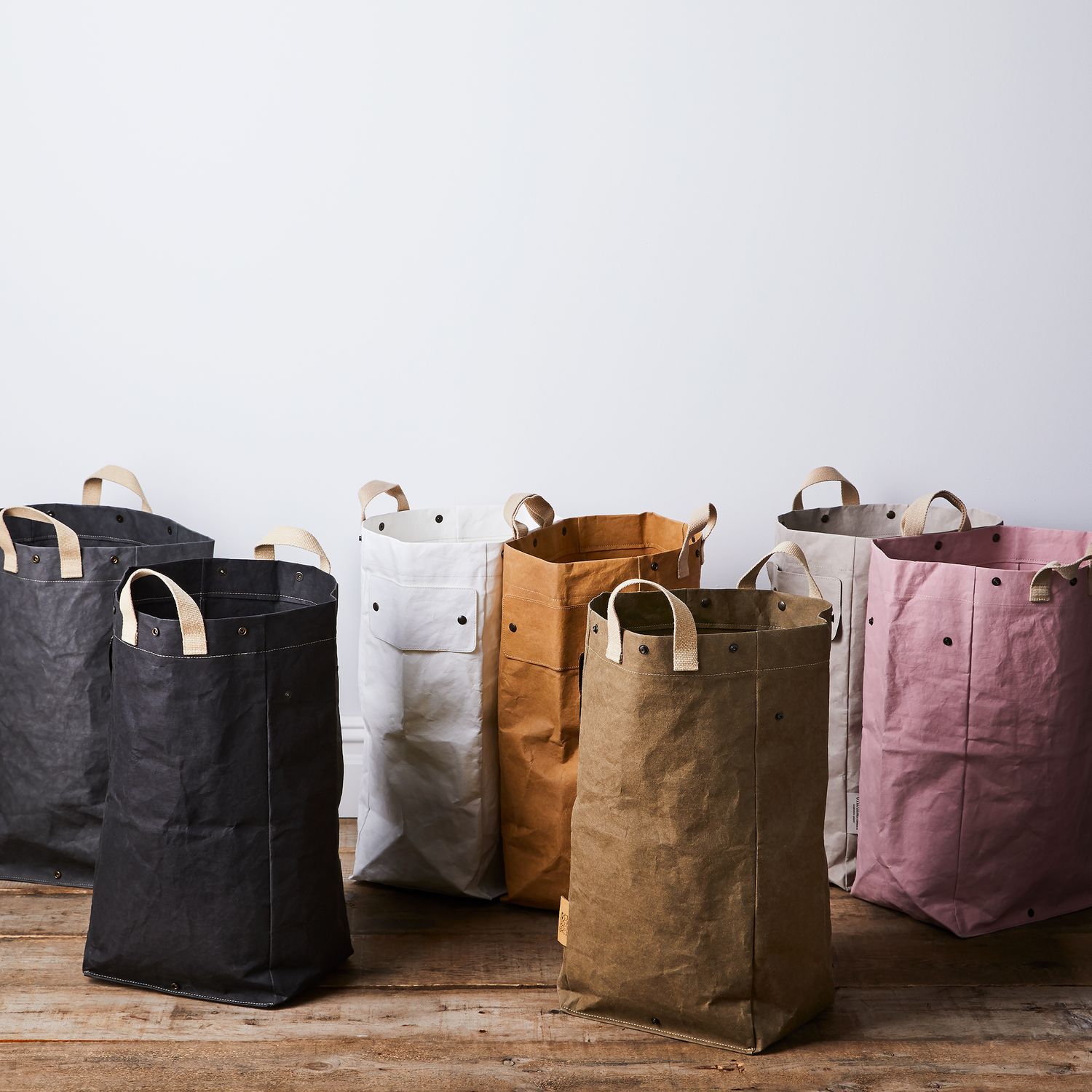 Uashmama Laundry Bags with Snaps in Waxed Paper | Food52 | Food52