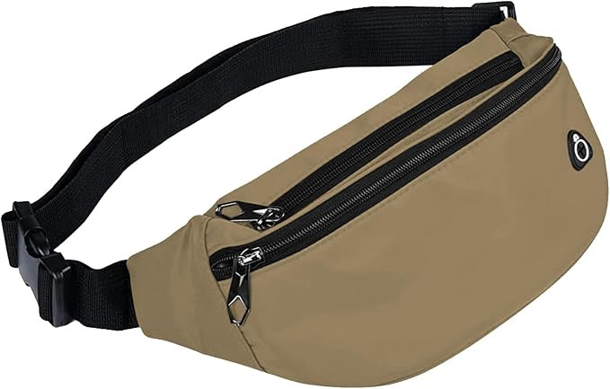 Fanny Pack for Men Women, Waterproof Sports Waist Bag Pack, Belt Bag for Travel Hiking Running | Amazon (US)