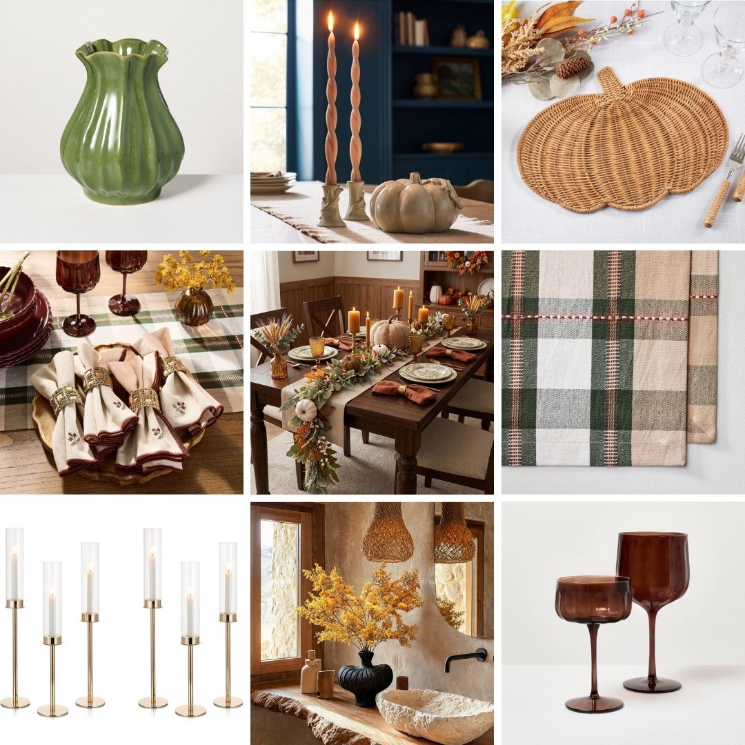 Setting the table for fall! Cozy textures, warm tones, and all the little details that make gathering around the table feel extra special. 🤎

#falldecor #homedecor

#LTKSeasonal #LTKHome