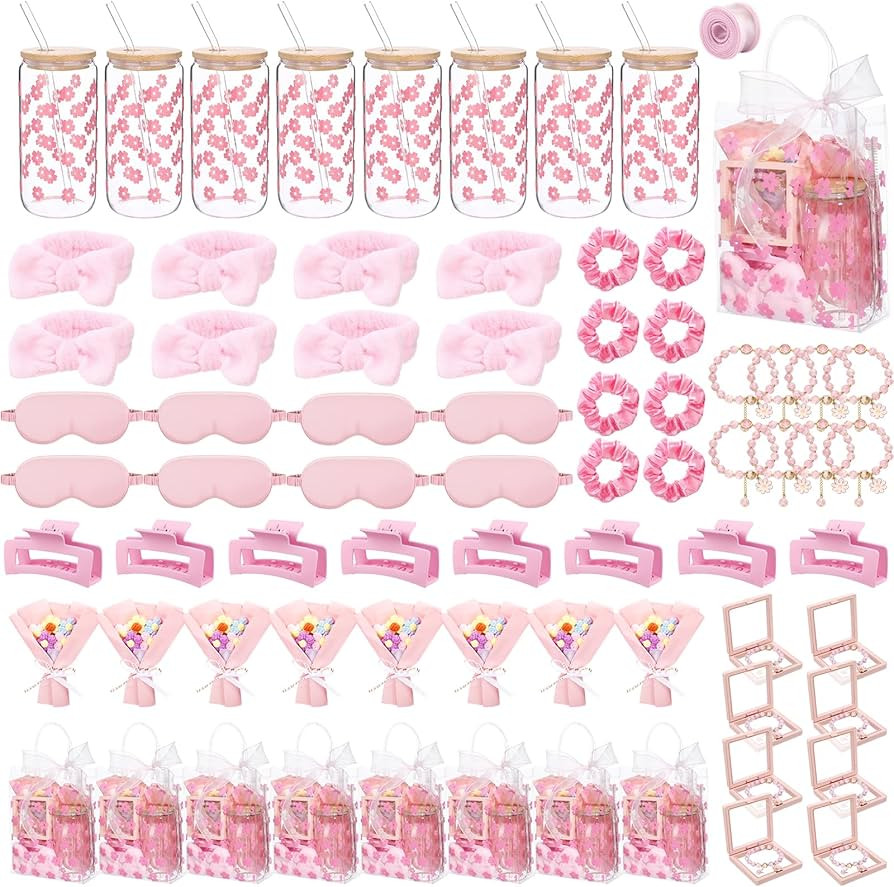 Vesici 73 Pcs Spa Sleepover Party Supplies Bulk Spa Birthday Gifts Slumber Party Favors for Women... | Amazon (US)
