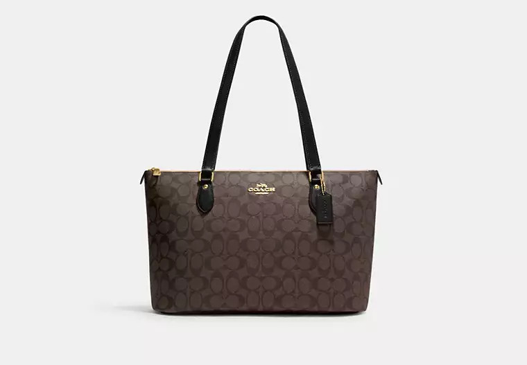 Gallery Tote Bag In Signature Canvas | Coach Outlet US