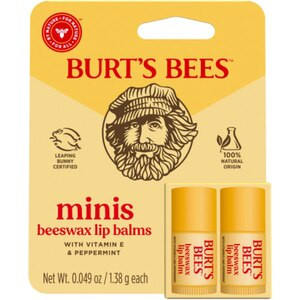 Burt’s Bees Mini Beeswax Lip Balm, 3 CT | CVS Health