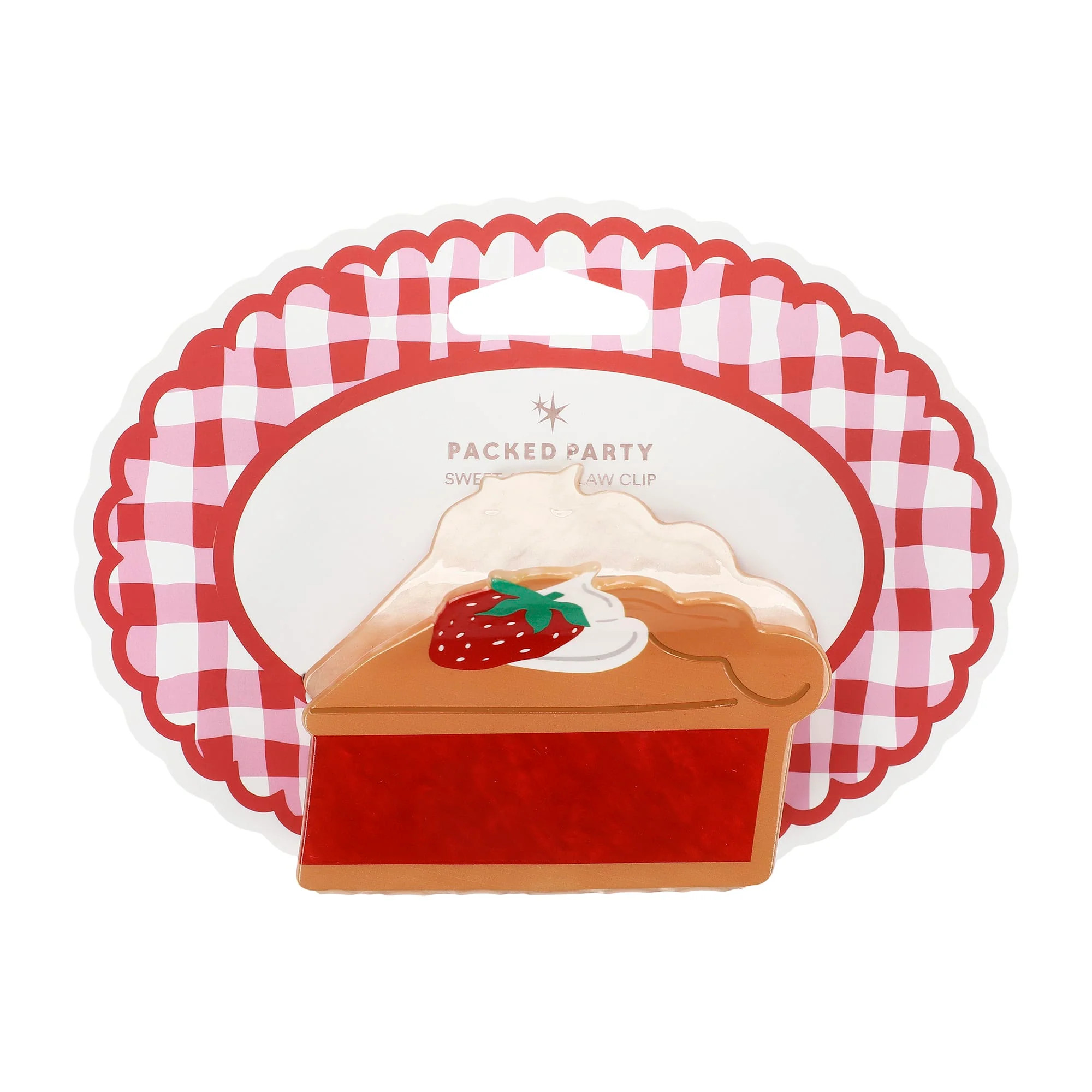 Strawberry Pie Hair Claw Clip | Packed Party