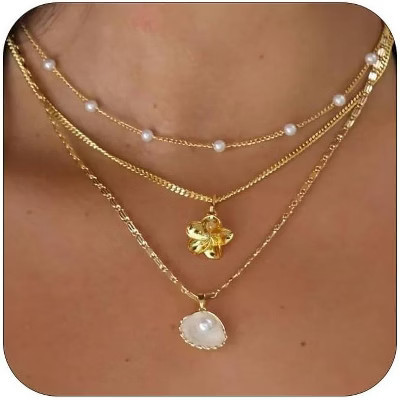 Summit Adventure Shell Necklace Boho Beach Jewelry for Women, Summer Vacation Necklace | Target