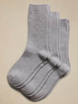 Cozy Sock with a Touch of Cashmere 3-Pack40% off applied at checkoutProduct SelectionsCA$75.00Now... | Banana Republic (CA)