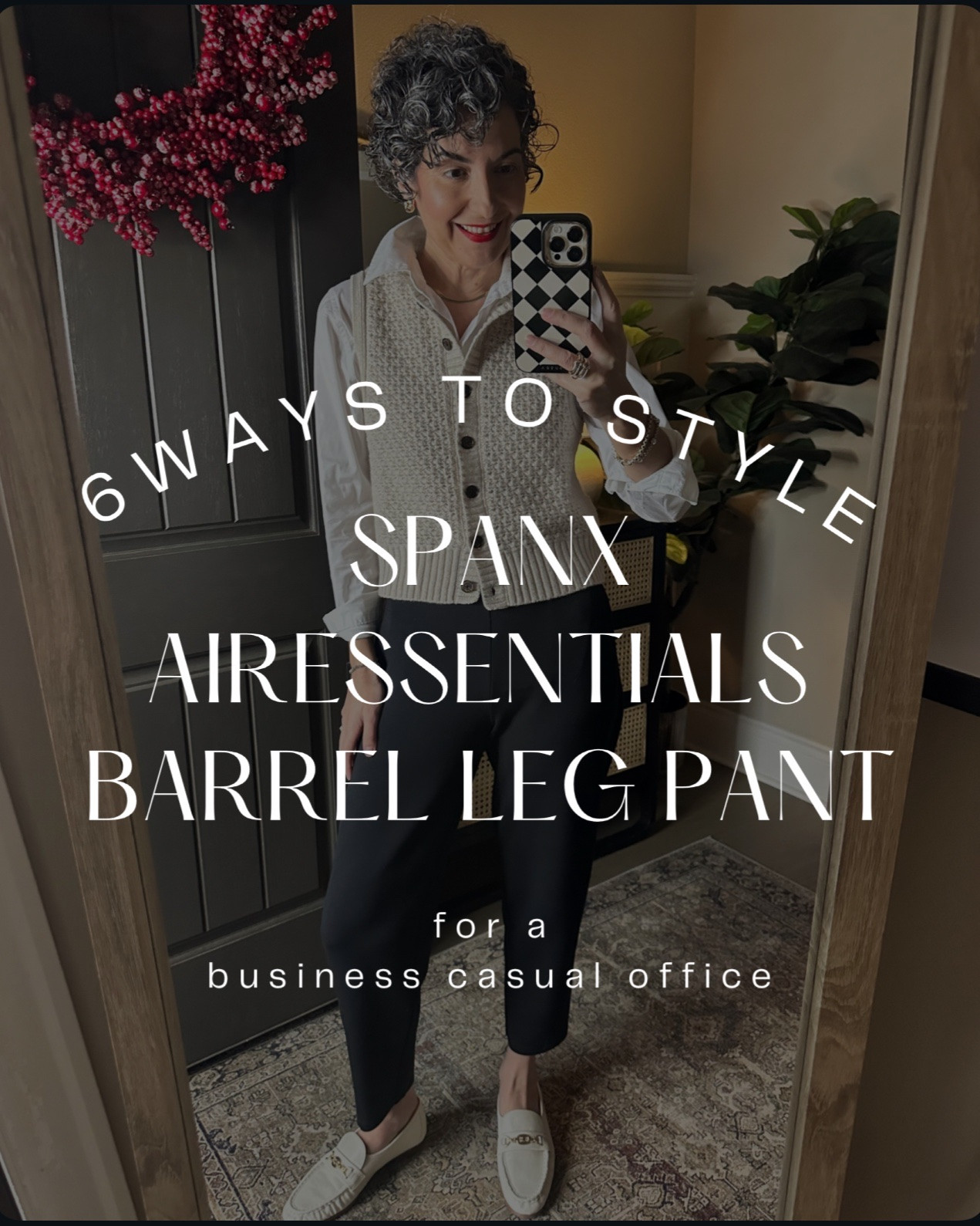 By request! Styling my Spanx Barrel Leg Pant 6 Ways for the office (business casual). 
.
These run TTS and come in three lengths. I’m in the small regular! 
.
#spanx

#LTKWorkwear