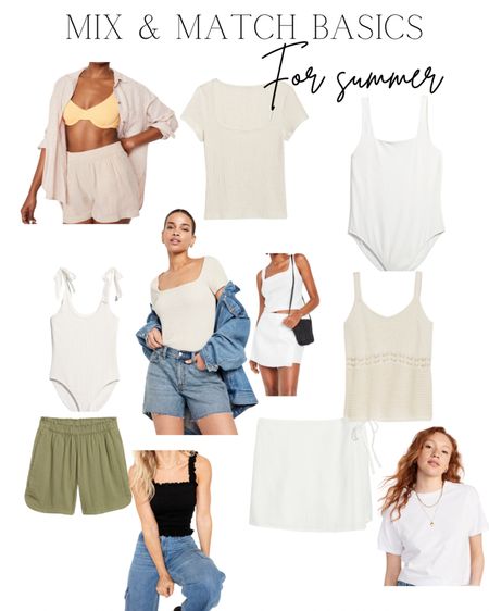 Mix & match neutral basics for spring and summer. All would look cute paired with each other 

#LTKFindsUnder50 #LTKStyleTip #LTKSeasonal