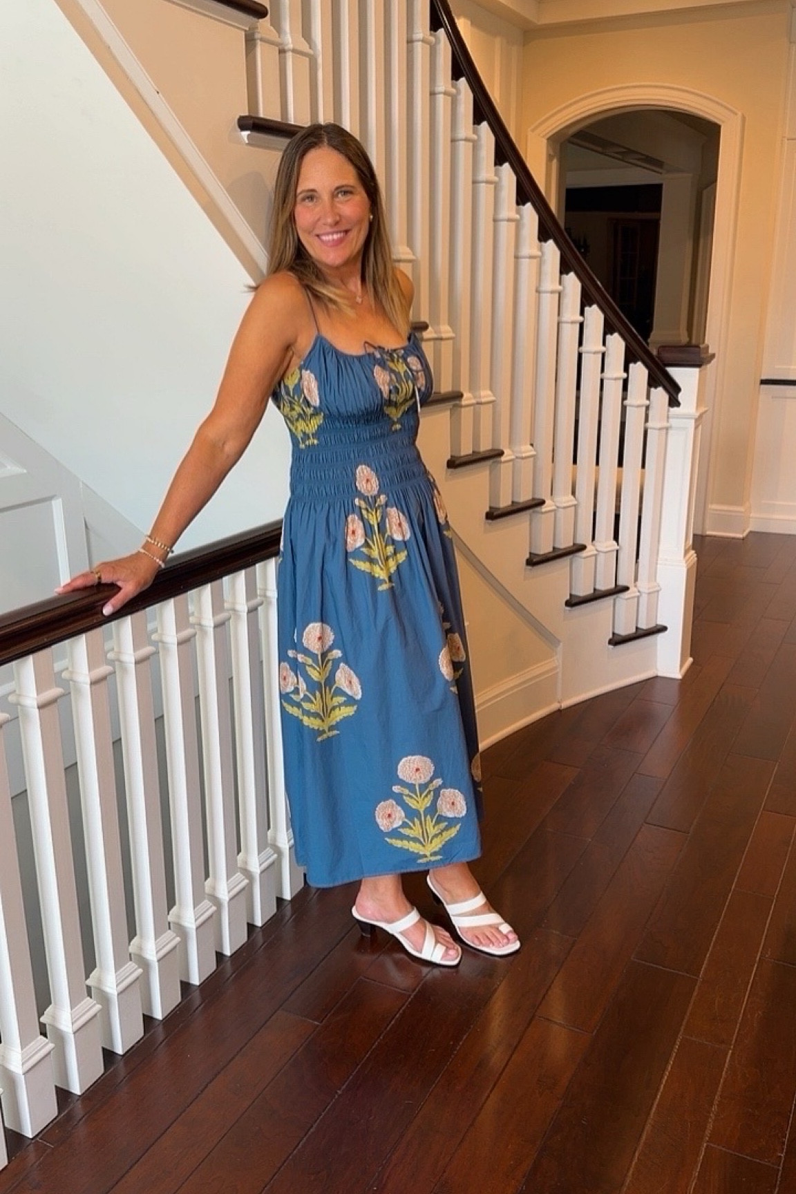 I am loving this dress for summer! It would pair so well with a lightweight pink or white cardigan, especially for cooler evenings. I went with a small heel, but sandals would look just as cute.

#LTKdayinmylife #LTKgrwm #LTKootd
