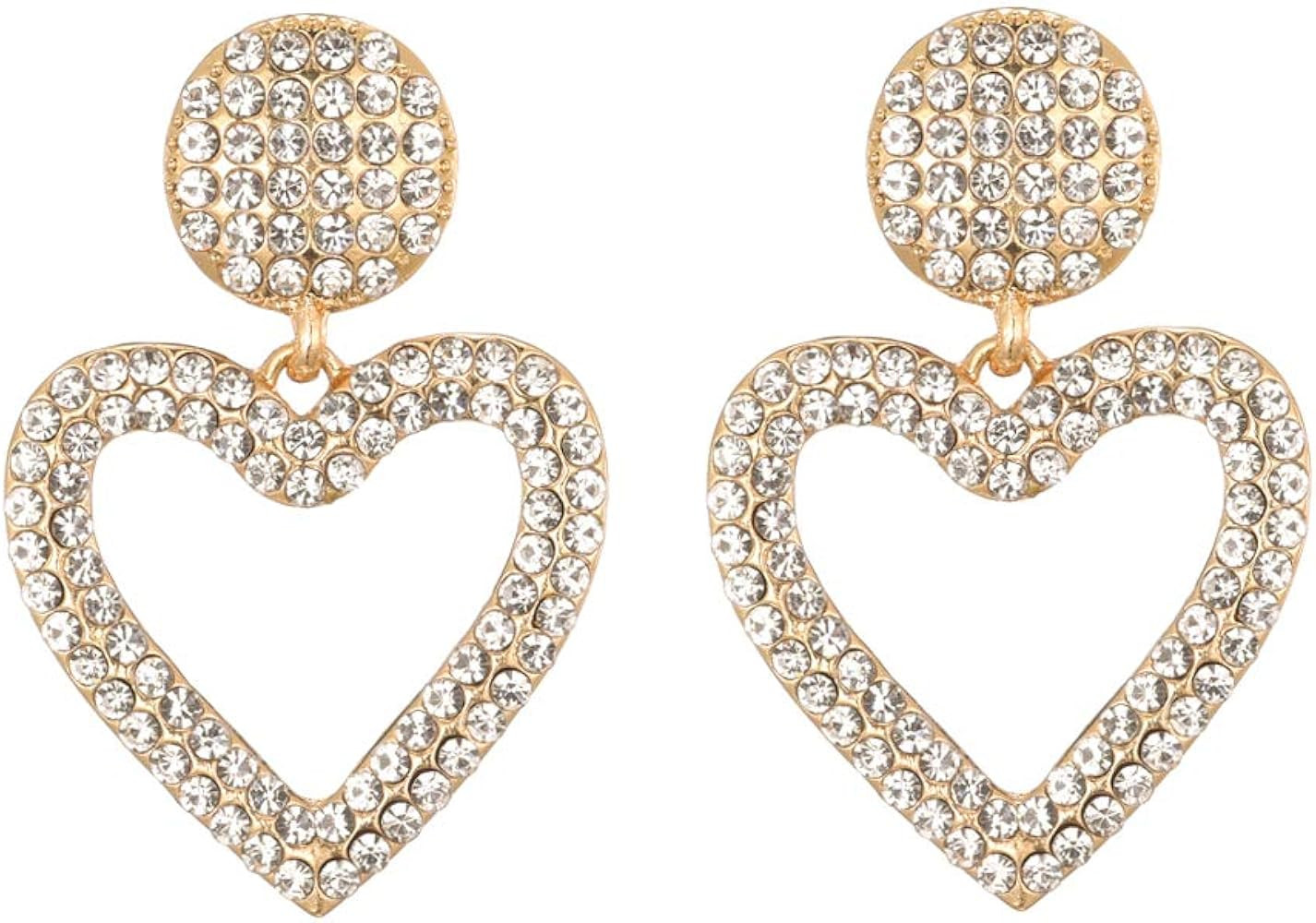 Crystal Heart Sweeties Drop Earrings for The Love Women Valentine Gifts KELMALL COLLECTION | Amazon (US)