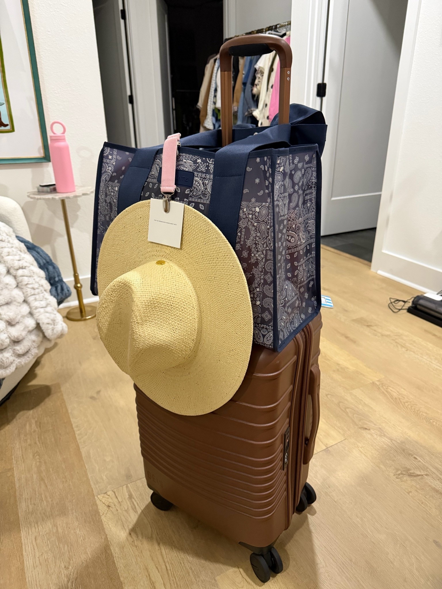 My travel set up is @beistravel suitcases the maple in the large check and the carry on and then my new color of the case mate tote bag it’s so spacious and folds flat!!

#LTKTravel #LTKdayinmylife #LTKSeasonal