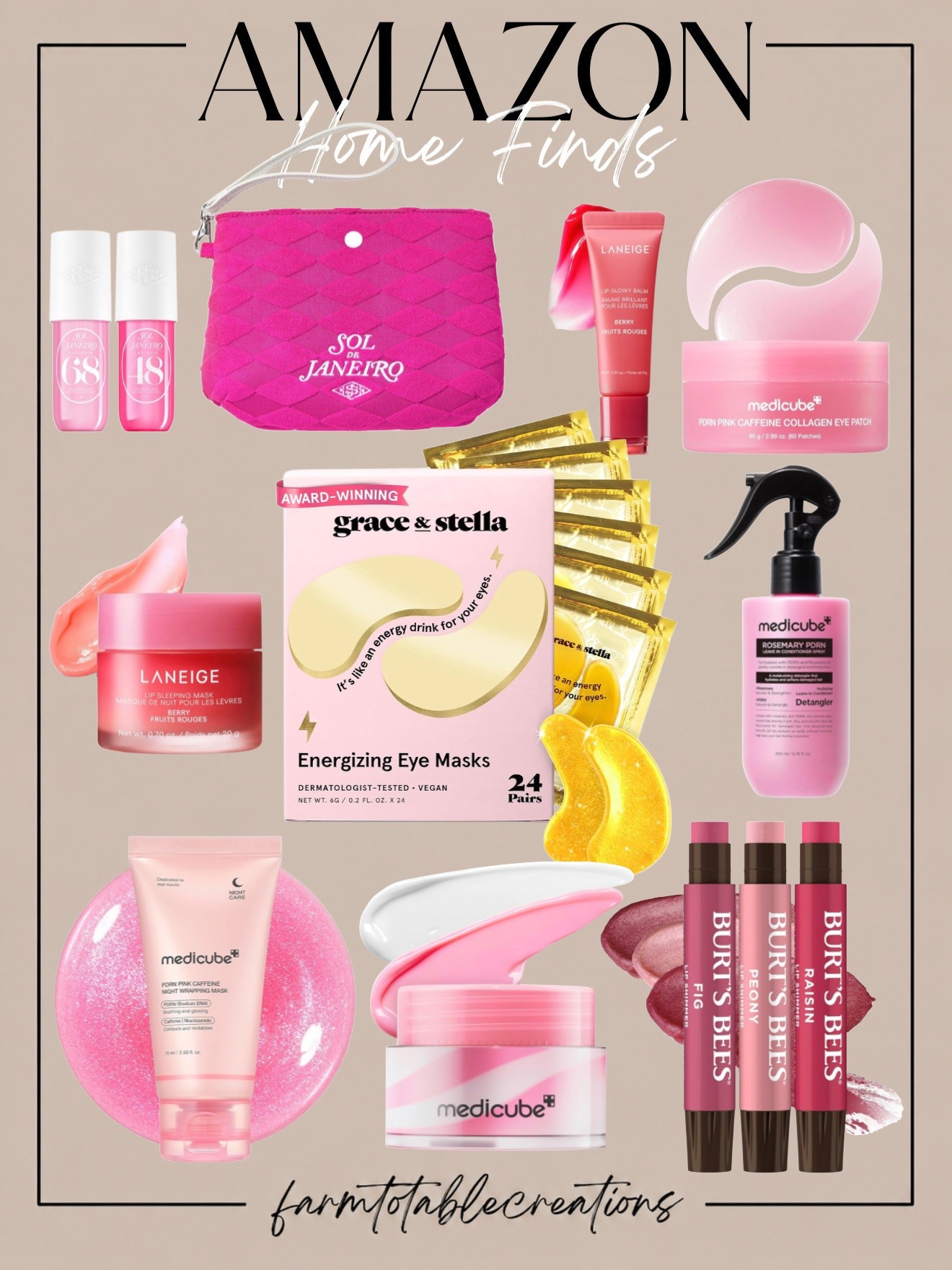 Amazon Prime Day Beauty Finds 💗✨

These Amazon Prime Day beauty finds are such a fun mix of skincare, lip care, hair essentials, and little self-care treats. From Laneige lip favorites and Sol de Janeiro minis to under-eye masks, Medicube skincare, and Burt’s Bees lip colors, there are so many giftable and everyday-use picks in this roundup.

I love shopping Prime Day for beauty because it’s the perfect time to restock favorites, try something new, or start grabbing easy stocking stuffers and holiday gifts while prices are lower.

Follow @farmtotablecreations on Instagram for more cozy home finds and trending decor.

#LTKBeauty #LTKSaleAlert #PrimeDay #AmazonPrimeDay #PrimeDayBeauty #AmazonBeauty #AmazonFinds #BeautyDeals #SkincareFinds #LipCare #SelfCareFinds #BeautyFavorites #GiftIdeas #StockingStuffers #AmazonDeals