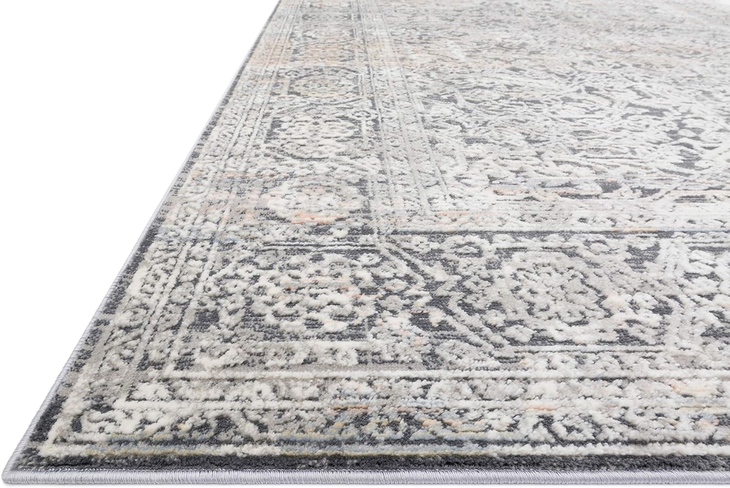 Loloi II Lucia Collection LUC-03 Area Rug 7'-9" x 10'-6" Steel/Ivory | Amazon (CA)