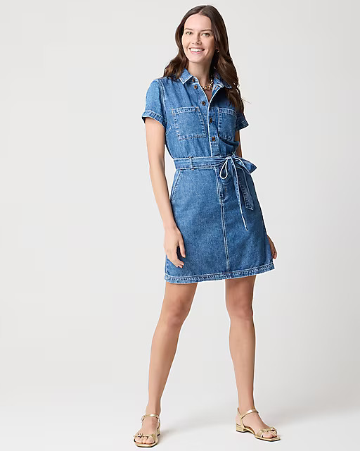 Denim utility dress | J.Crew Factory