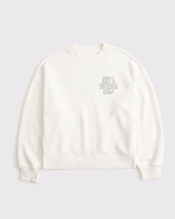 Rest & Recharge Classic Sunday Crew | Abercrombie & Fitch (US)