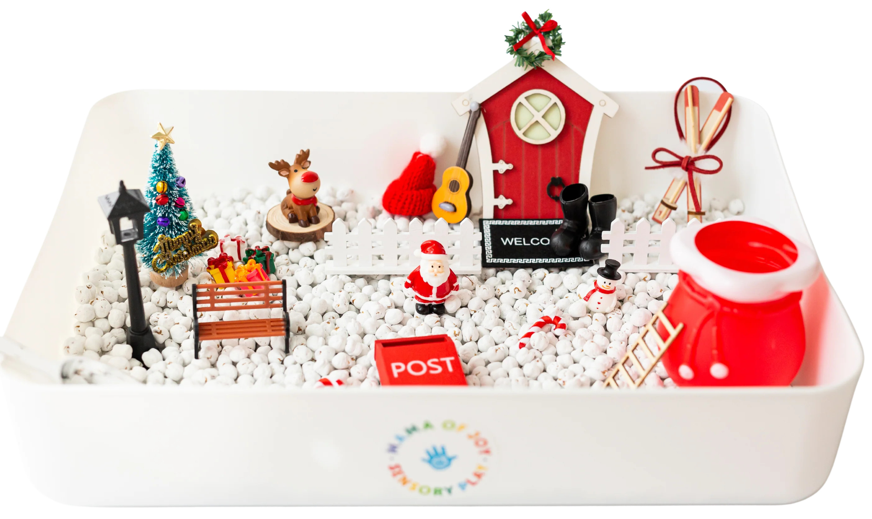 Christmas Sensory Bin | Mama of Joy Sensory Play