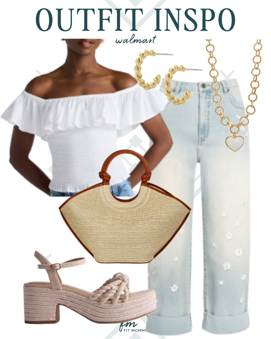 Cute summer look from Walmart! 

 
