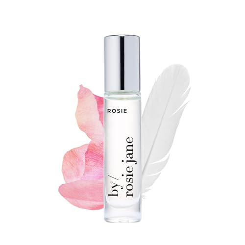 By Rosie Jane Perfume Oil (Rosie) - Travel Size Roll On Perfume with Notes of White Musk & Sweet Rose - Paraben, Sulfate & Phthalate Free (7ml) | Amazon (US)