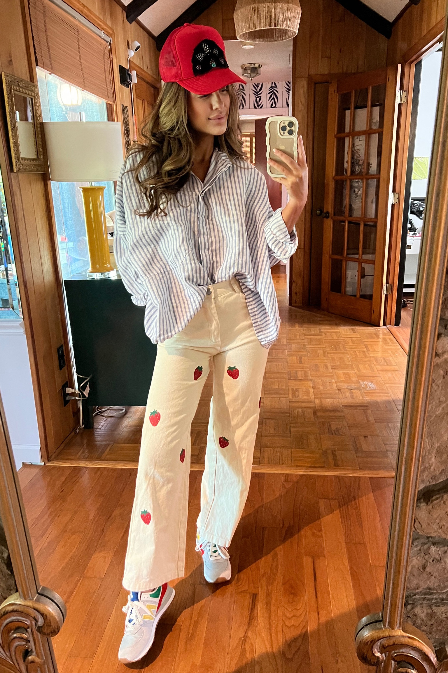 Strawberry pants and linen shirt 🍓

#LTKunder50 #LTKshoecrush #LTKfit