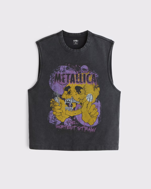 YPB Active Cropped Heavyweight Cotton Tank | Abercrombie & Fitch (US)