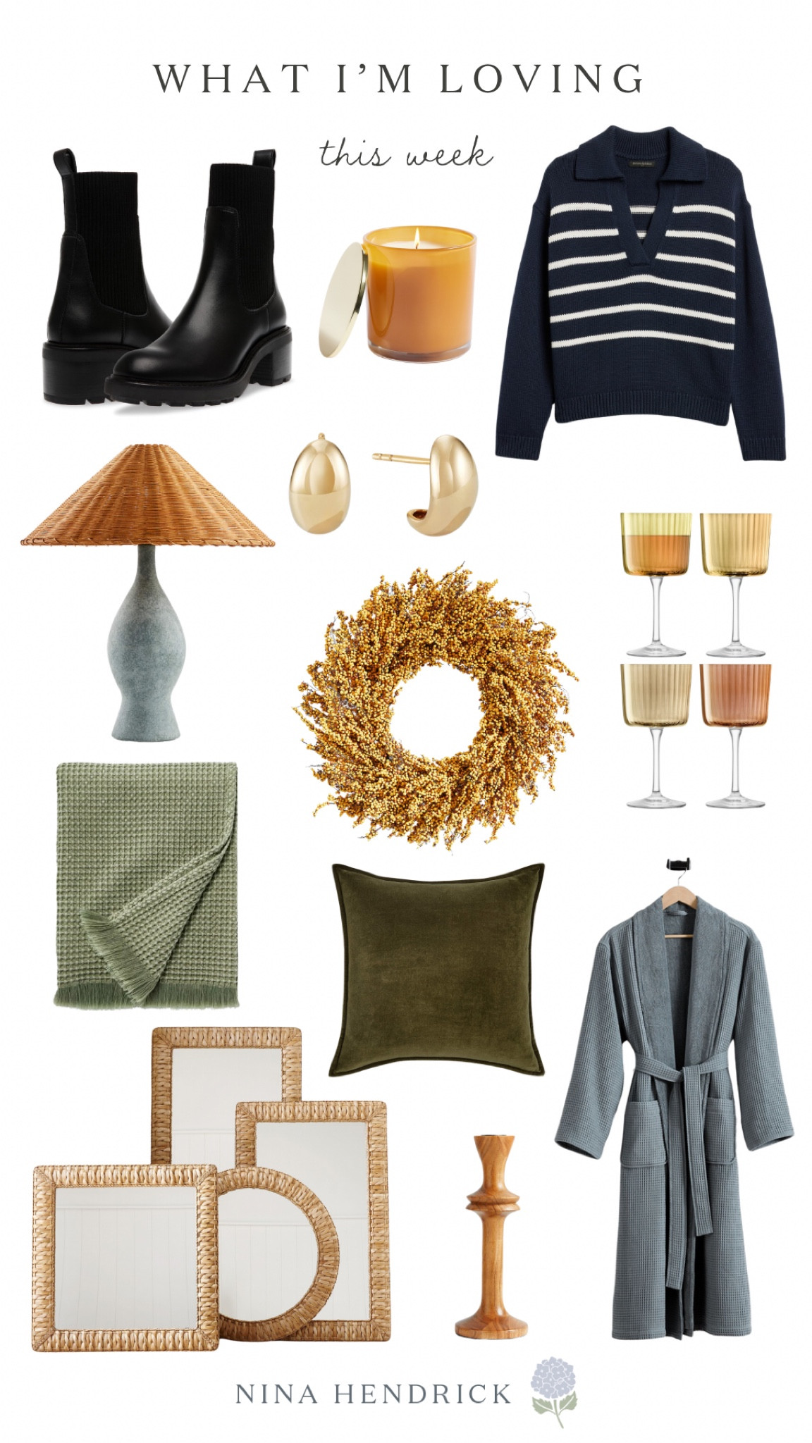 What I’m loving this week from banana republic, pottery barn, crate and barrell and mejuri 

#LTKHome #LTKStyleTip #LTKSeasonal
