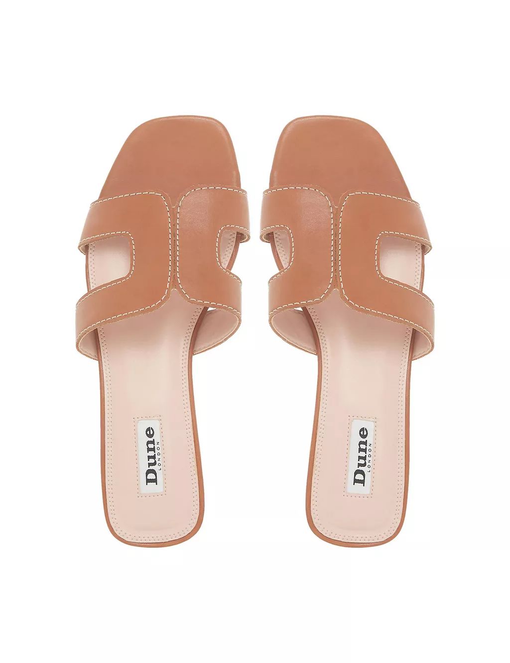 Leather Block Heel Sliders | Marks & Spencer (UK)