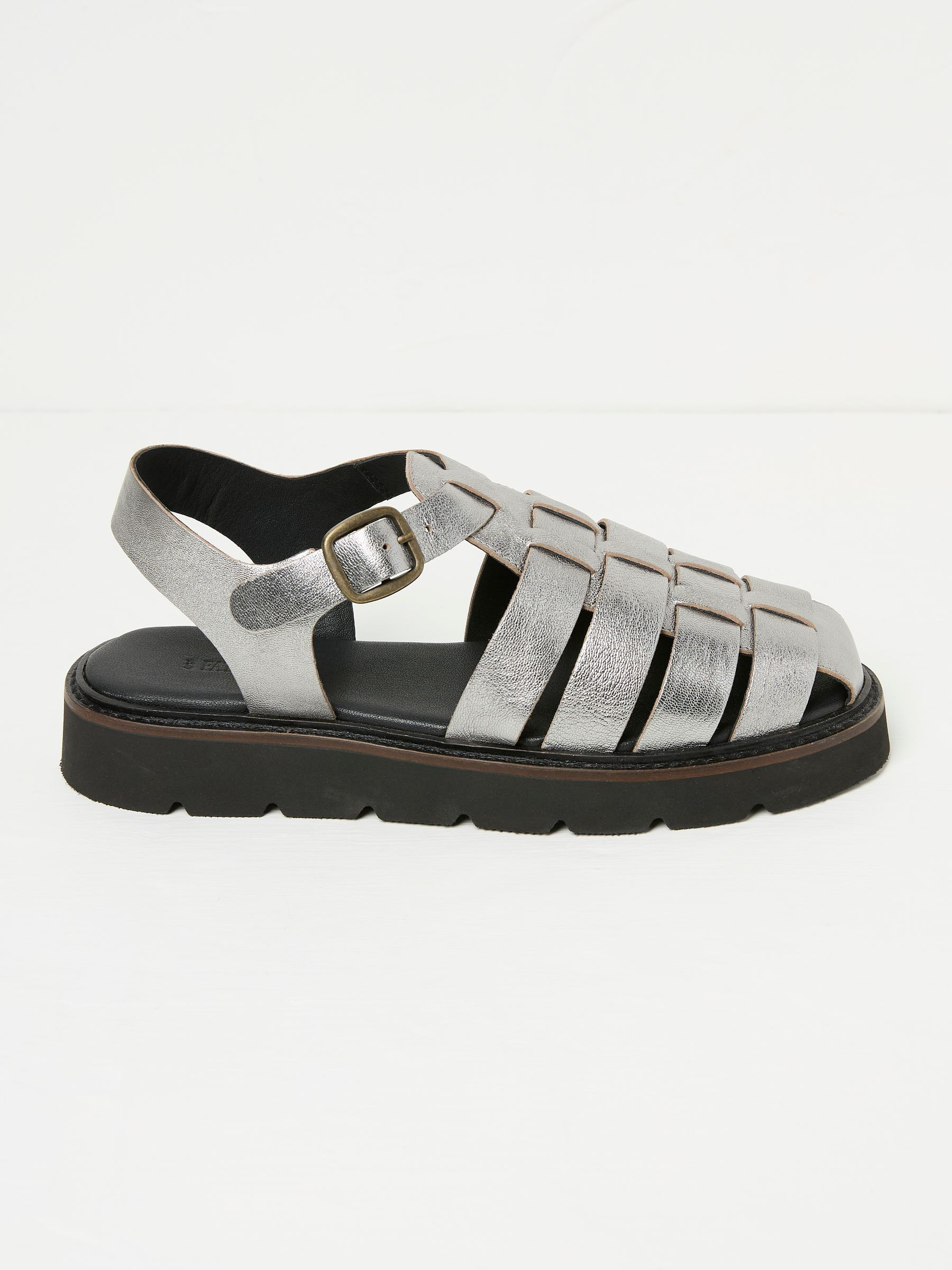 Silver Elodie Fisherman Sandals | FatFace | Fat Face