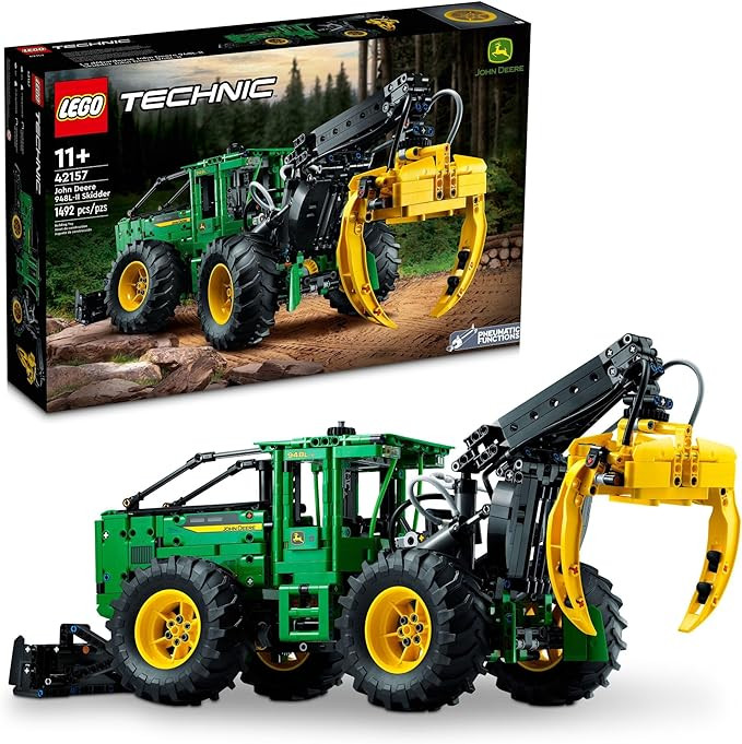 LEGO Technic John Deere 948L-II Skidder 42157 Advanced Tractor Toy Building Kit for Kids Ages 11 ... | Amazon (US)