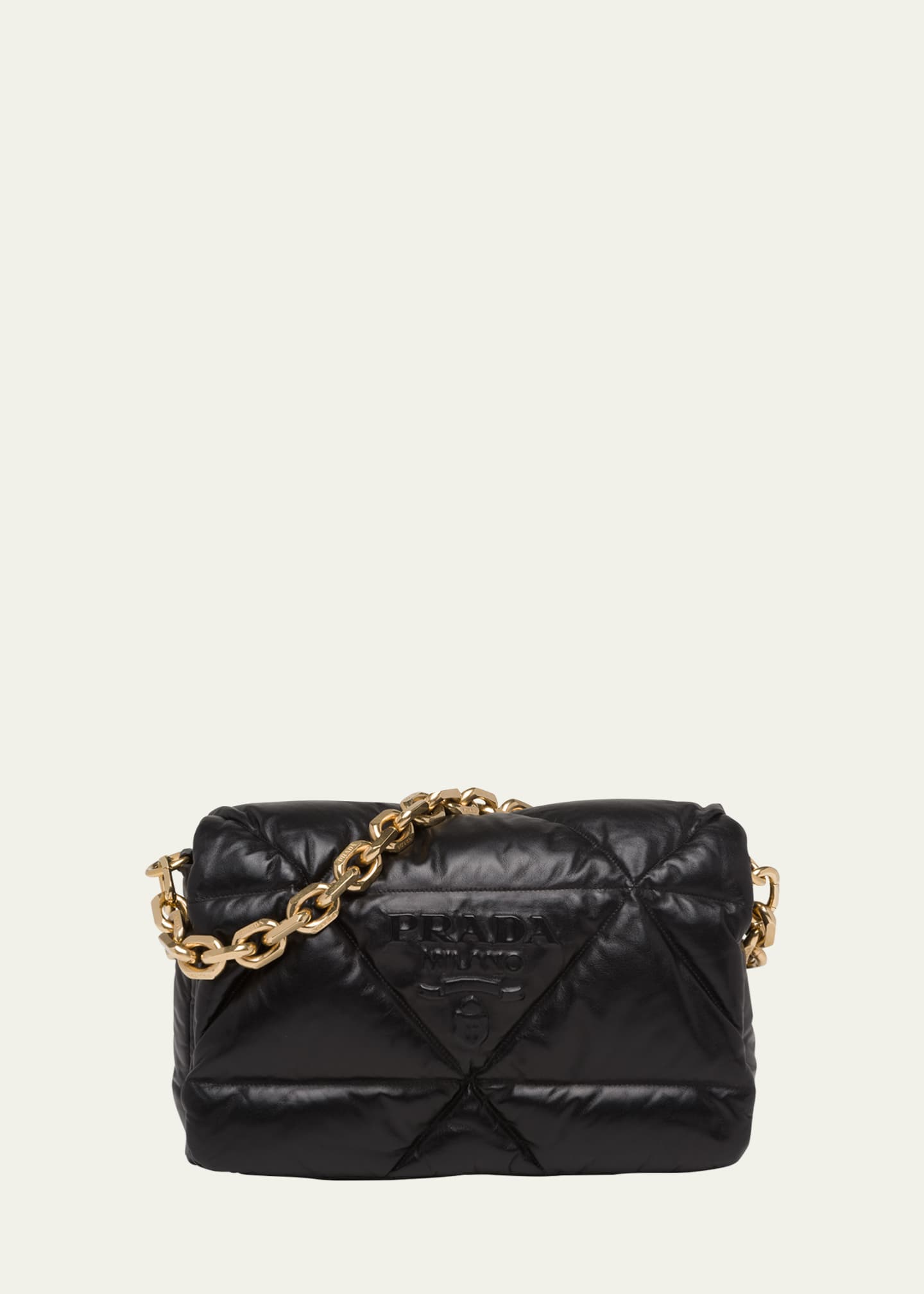 Quilted Napa Chain Shoulder Bag | Bergdorf Goodman