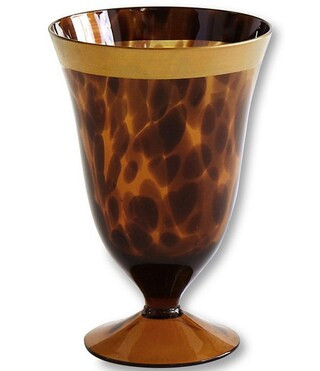 Beatriz Ball Tortoise and Gold Wine Glasses Set of 4 | Dillard's