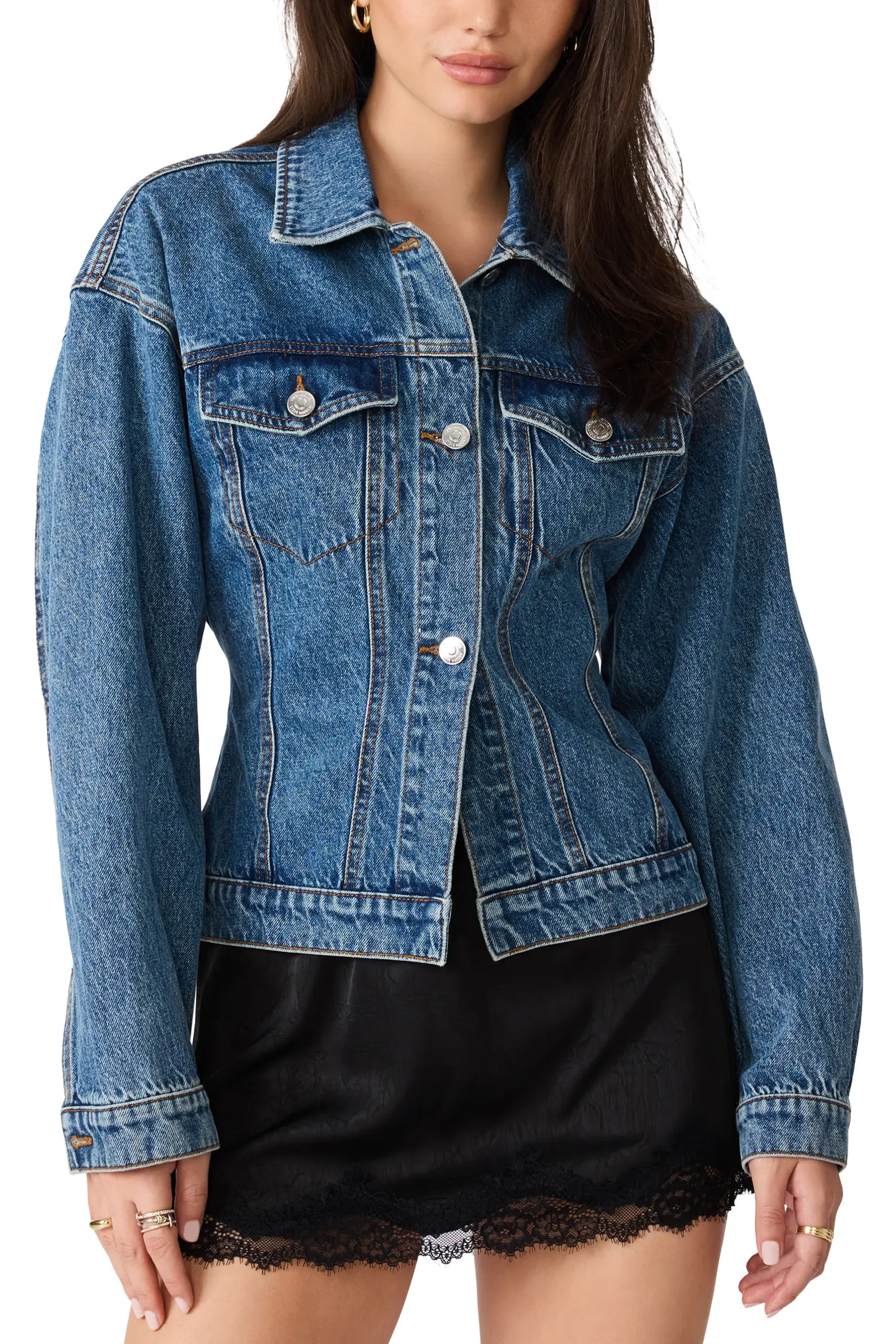 Steve Madden Henrietta Denim Jacket (Women) | Nordstrom | Nordstrom