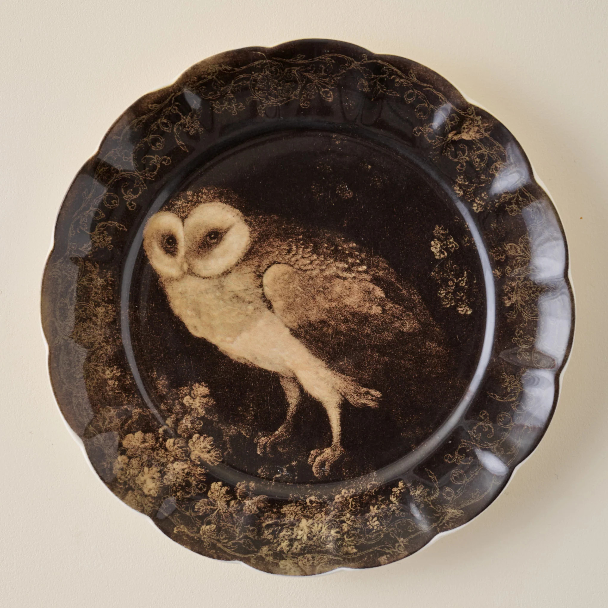 Enchanted Forest Owl Dessert Plate | Magnolia