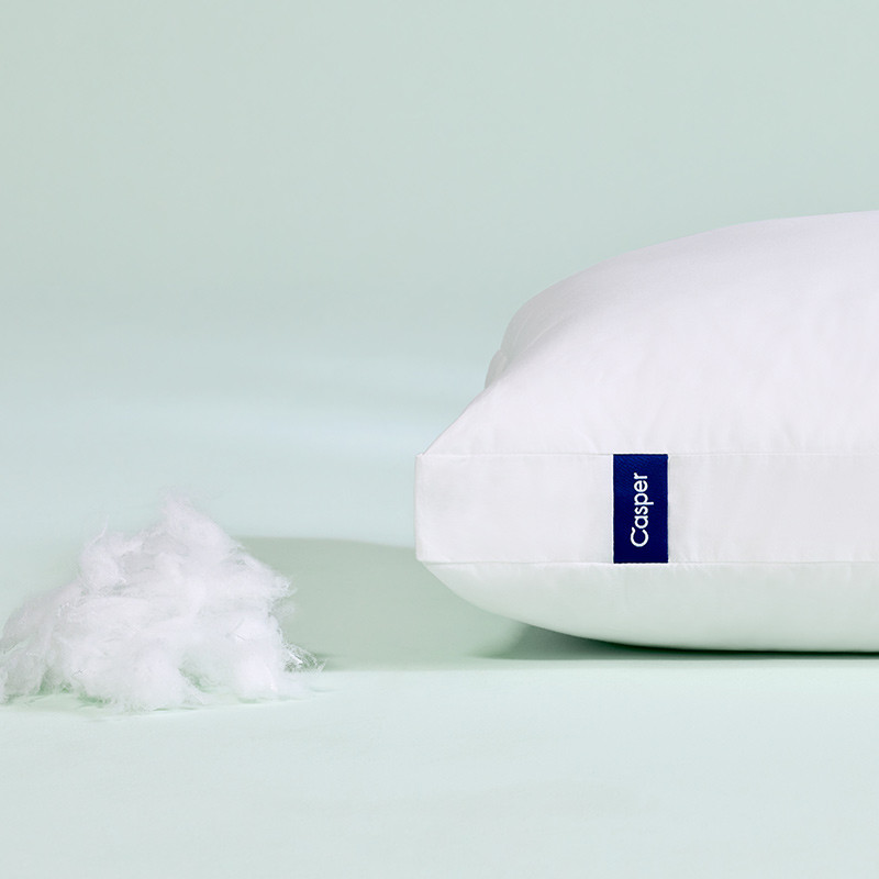 Casper Original Casper Pillow - 100% Cotton, Down-Alternative - King - White | Casper Sleep Inc