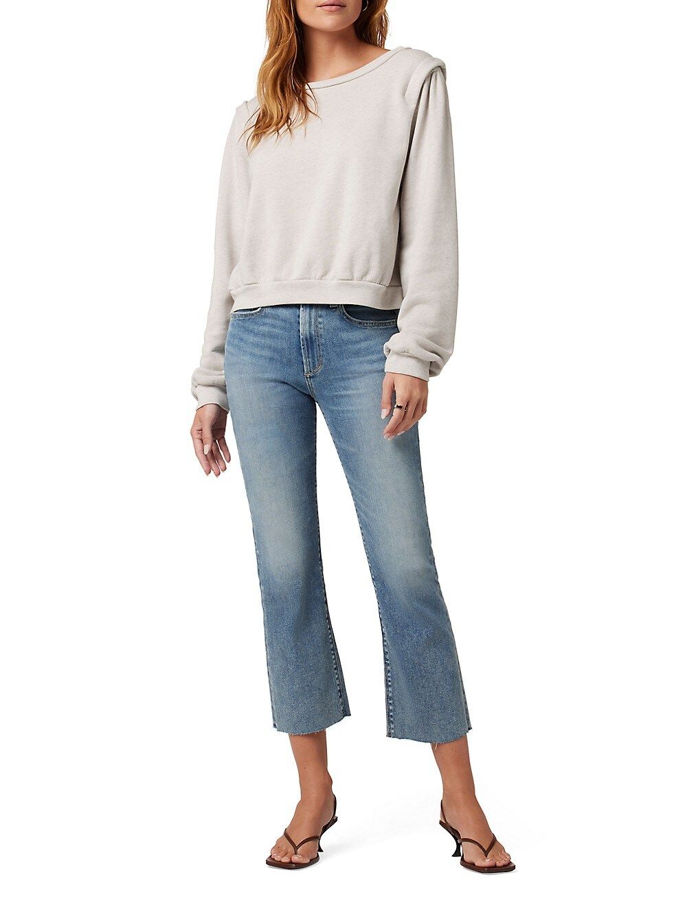 The Callie Raw Hem Jeans | Saks Fifth Avenue