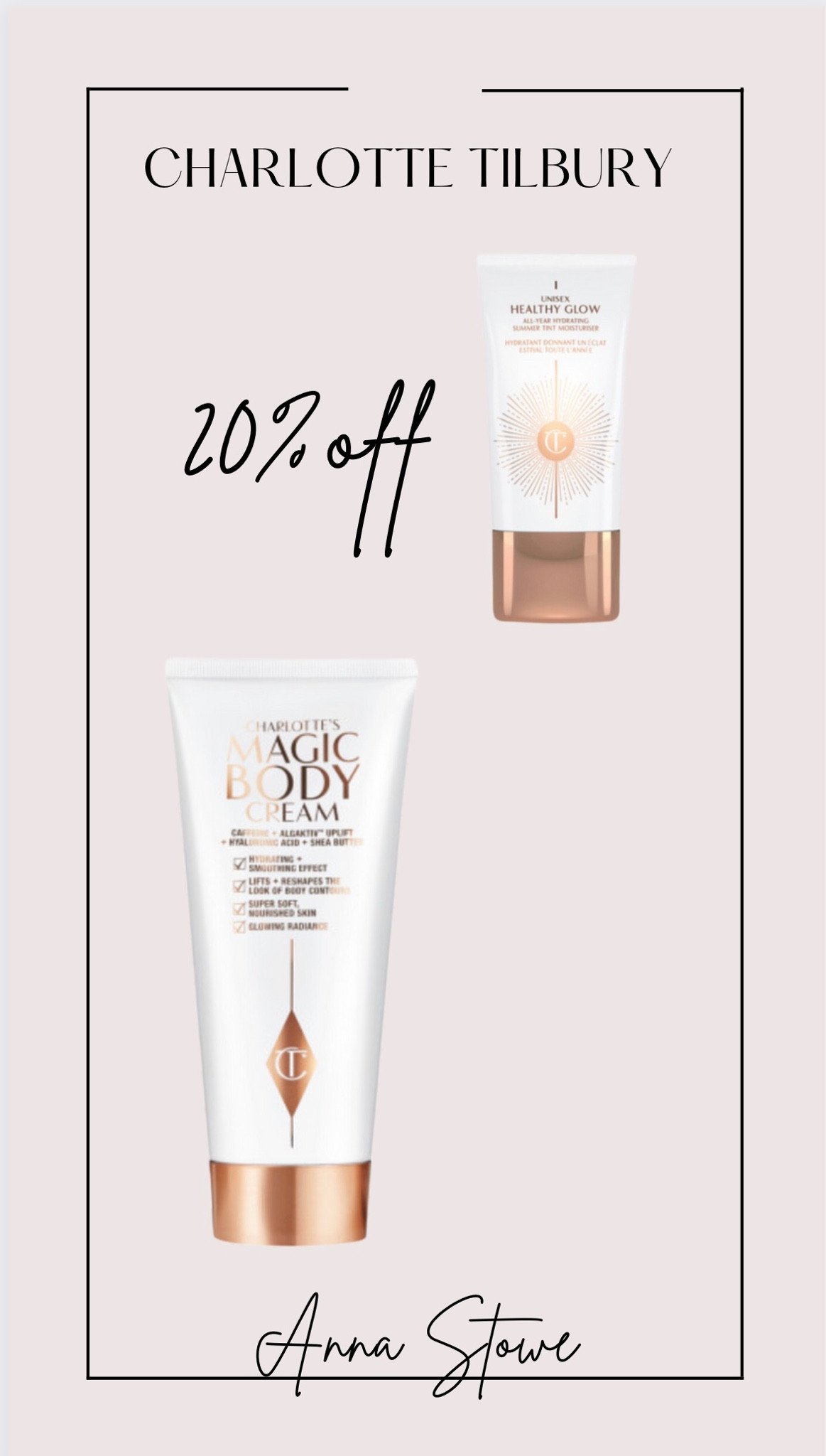 Charlotte Tilbury. 20% off when you spend $60+ 

#LTKFind #LTKbeauty #LTKsalealert