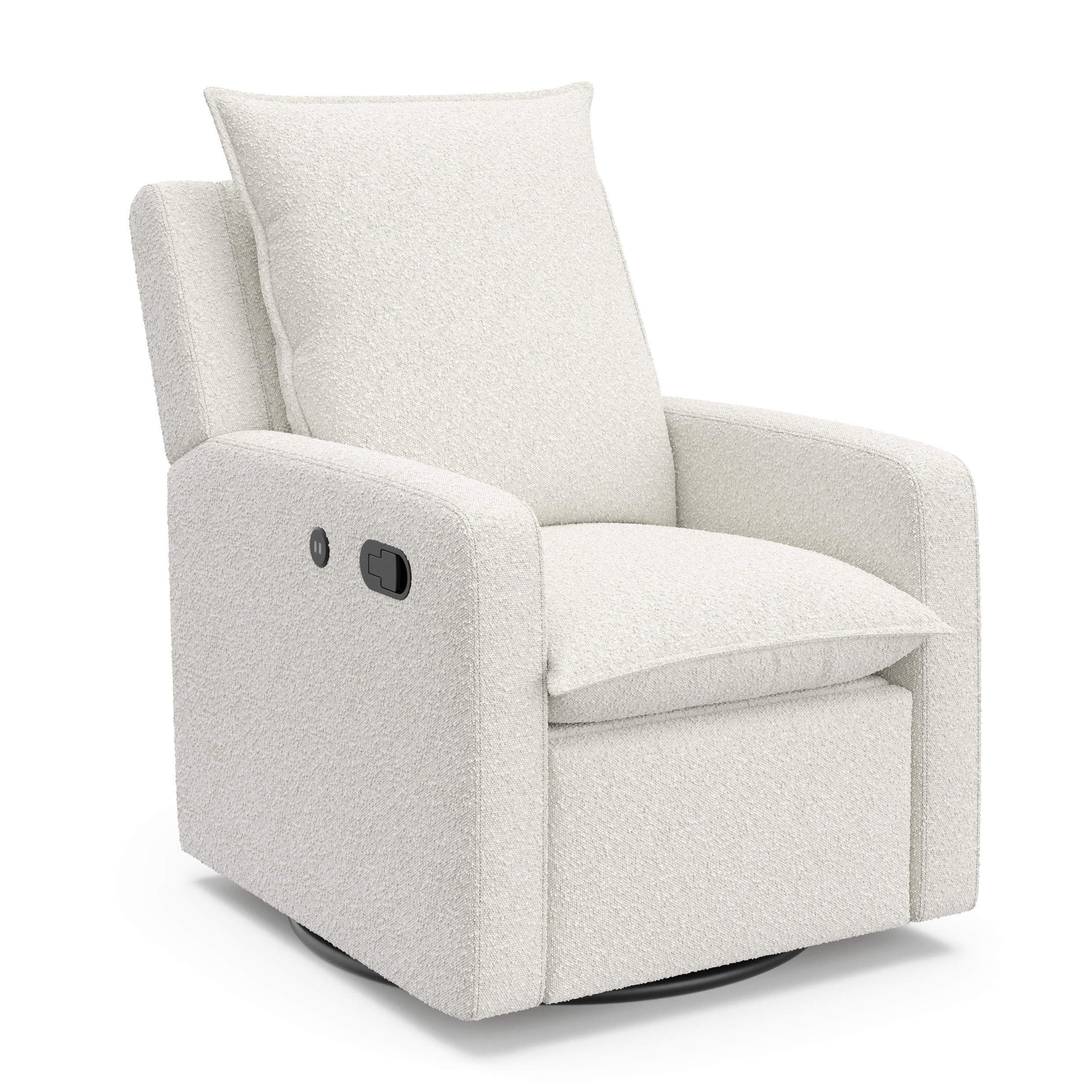 Storkcraft Timeless Upholstered Recline Glider with USB, Ivory Boucle | Walmart (US)