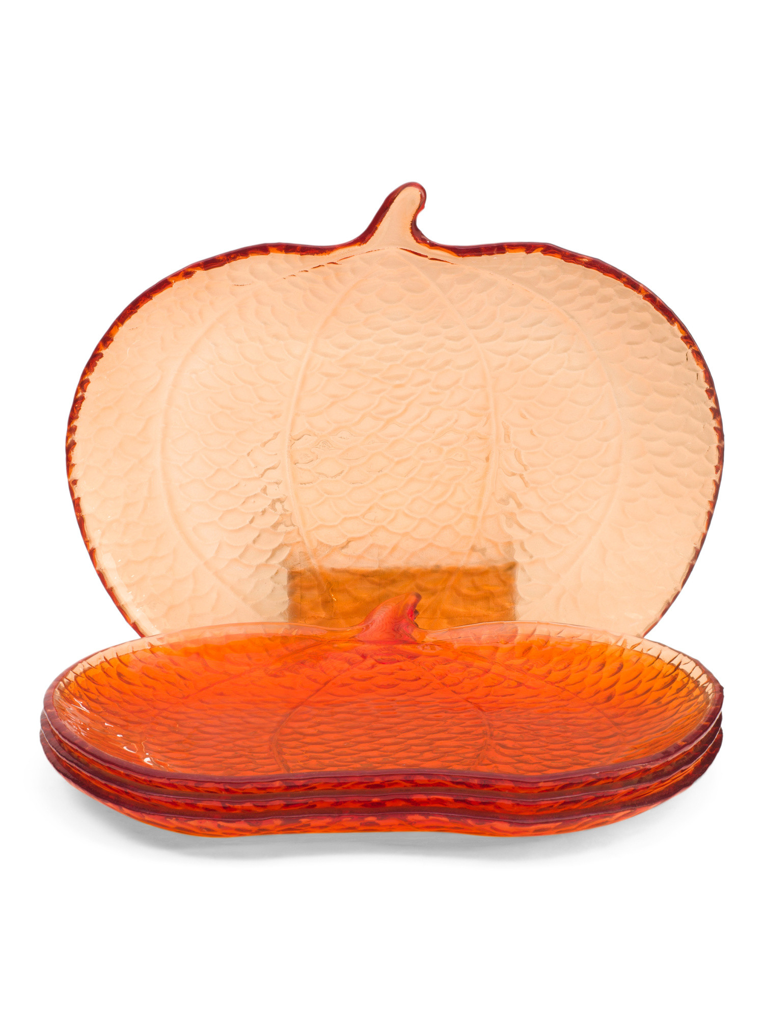 Set Of Four 11x9 Pumpkin Plates | Kitchen & Dining Room | Marshalls | Marshalls
