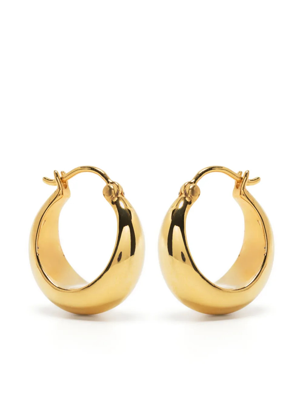 Daphine Oli polished-finish Mini Hoops - Farfetch | Farfetch Global