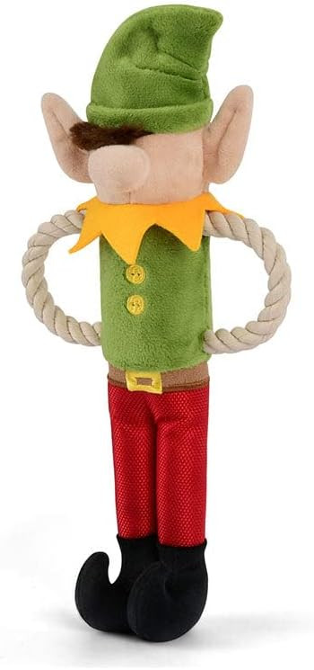 P.L.A.Y. Cute Plush Dog Toys - Merry Woofmas Christmas Themed Durable Squeaker Chew Toy, Great fo... | Amazon (US)