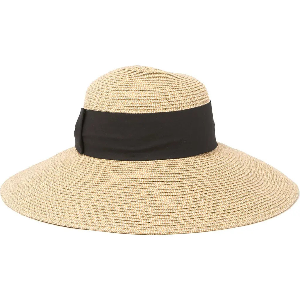 NORDSTROM RACK Floppy Bow Sun Hat in Natural at Nordstrom Rack | Nordstrom Rack