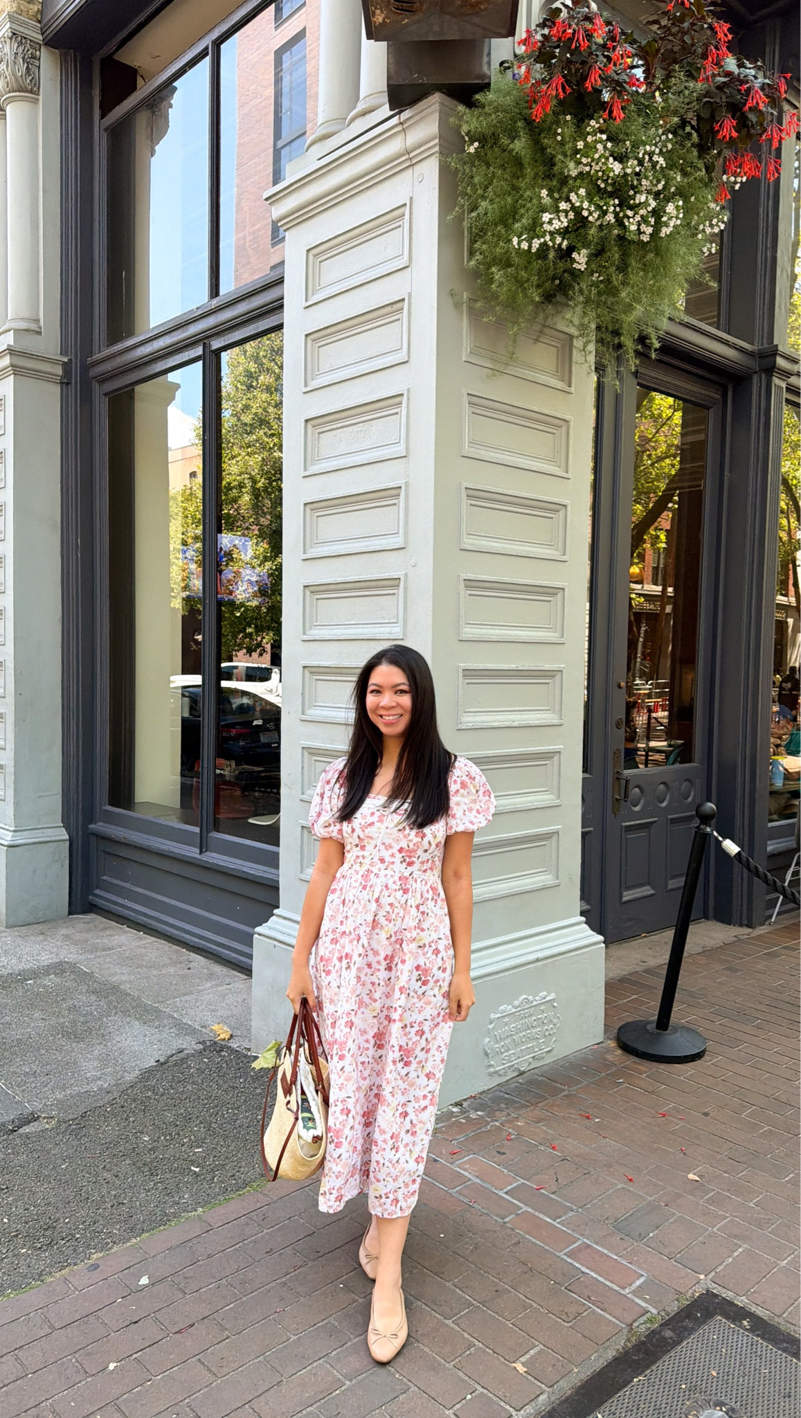 I always get compliments on this bag! My cotton dress is also 40% off. Planning to get more prints cause it's so comfy!

Abercrombie puff sleeve dress with Sezane straw bag. Summer outfit

#LTKsummer #LTKstyletip #LTKdresses