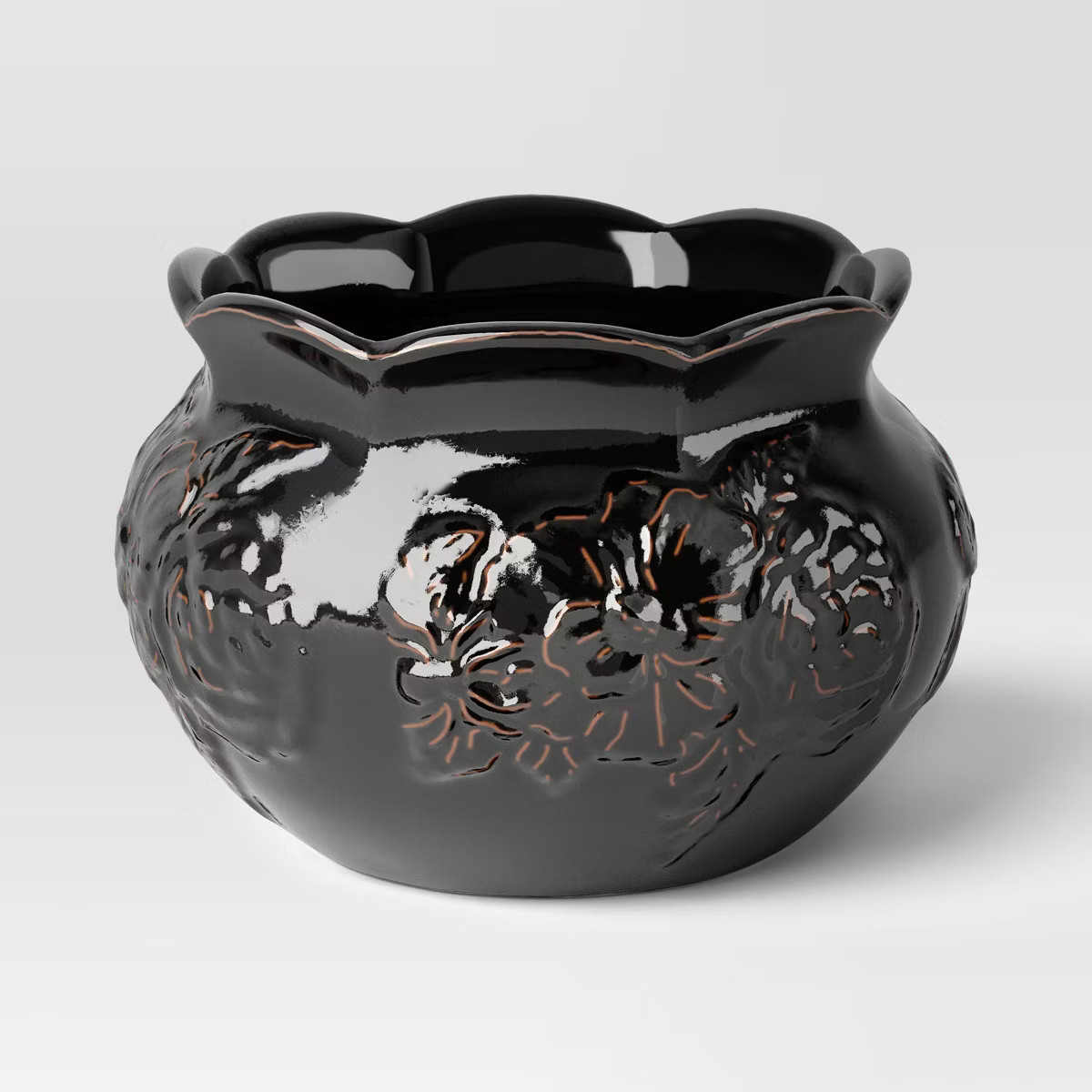 40 fl oz Stoneware Candy Bowl Black - Threshold™ | Target