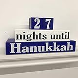 Nights Until Hanukkah Sign 'Til Miracle Lights | Amazon (US)