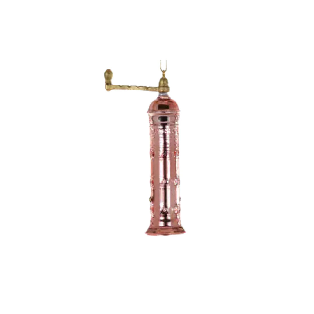 Copper Pepper Mill Ornament | Pink Antlers