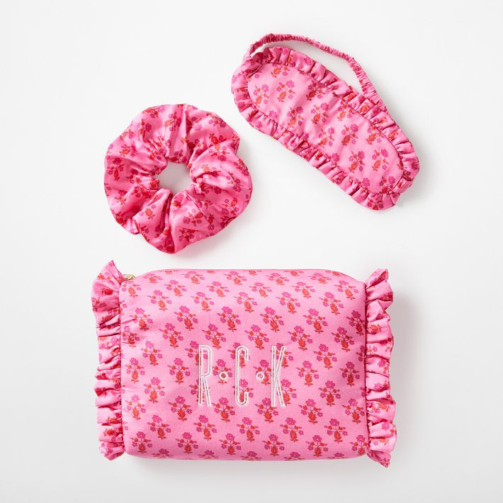 Block Print Ruffle Sateen Gift Set | Mark and Graham